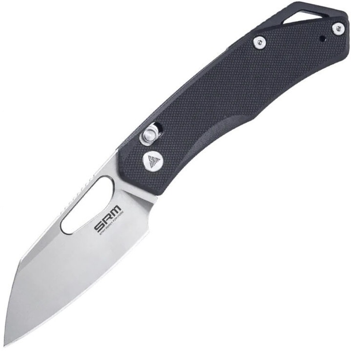 Összecsukható kés SRM 261M-GB - G10 nyél és 154cm acél, 73 mm, fekete