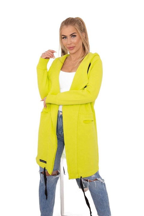 Női kabát, pamut, pisztácia, One Size INTL