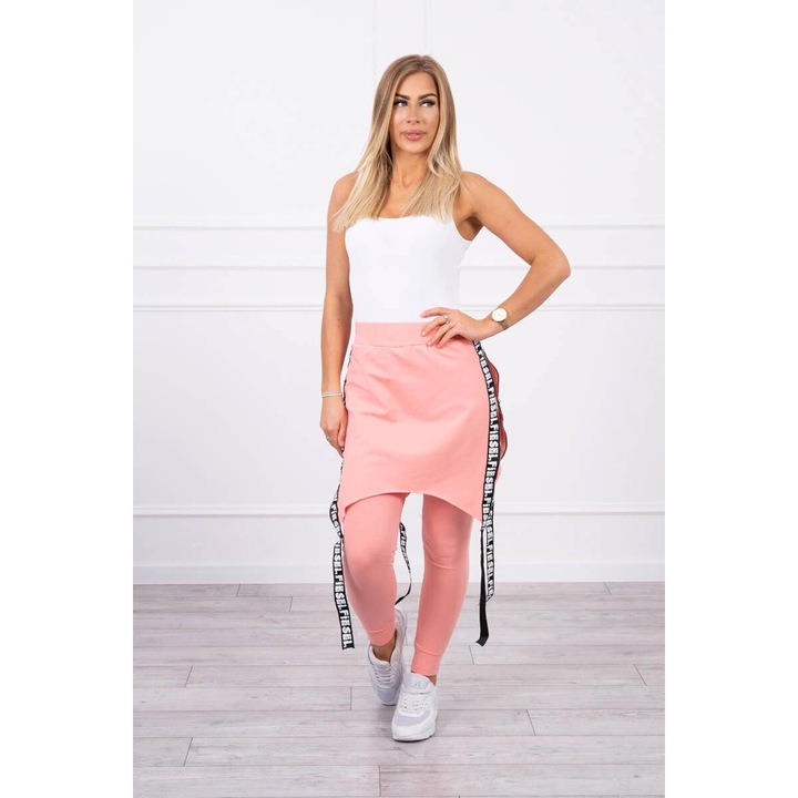 Дамски гащеризон, morel, 90% памук, 28x90см, комплект със сваляща се пола