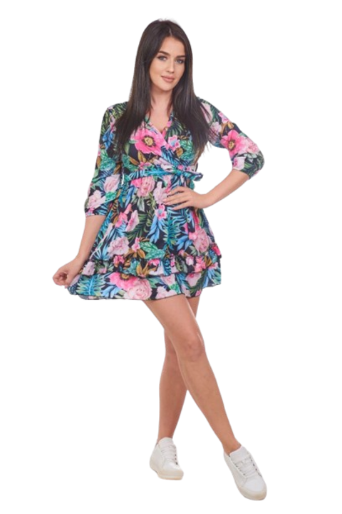 Rochie dama, One Size, multicolor, poliester