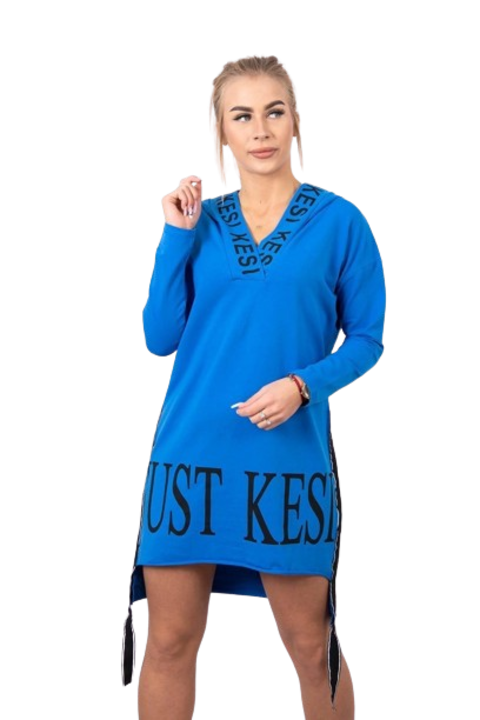 Рокля с качулка, универсален размер, 90% памук, 10% еластан, 54х85см/55х95см