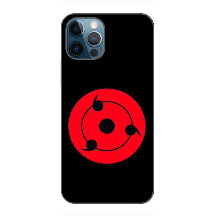 Кейс, съвместим с Apple iPhone 12 Pro Max Silicone Gel Tpu Модел Sharingan