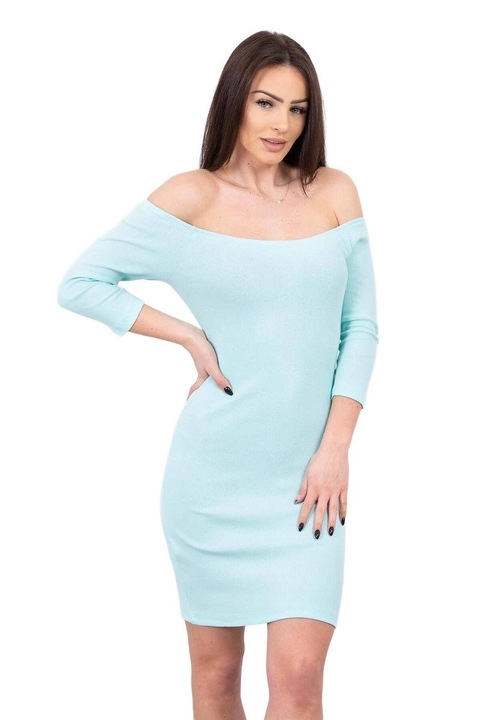 Дамска рокля, One Size, памук, мента