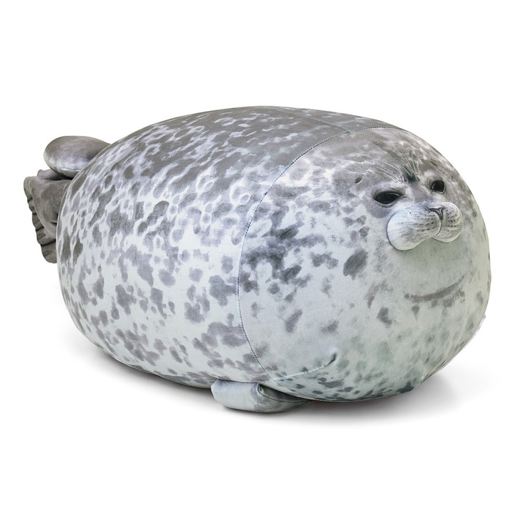 Плюшена играчка, TNEAYWHE, очарователен тюлен, размери 30x40x60см, комплект