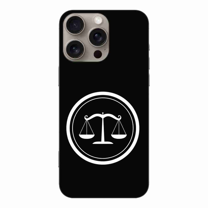 Калъф, съвместим с модел Apple iPhone 16 Pro Max Silicon Gel Tpu Balance of Justice