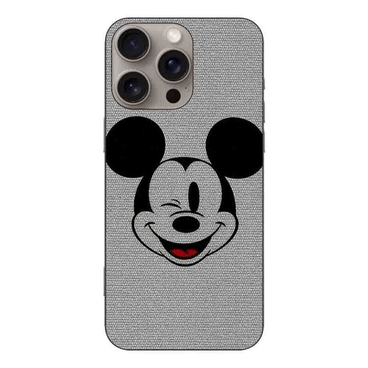 Кейс, съвместим с Apple iPhone 16 Pro Max Silicon Gel Tpu Модел Мики
