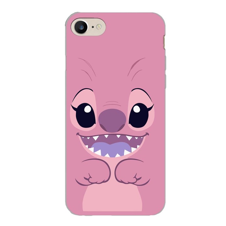 Husa compatibila cu Apple iPhone 7, iPhone 8, iPhone SE 2020 Silicon Gel Tpu Model Stitch Angel Happy