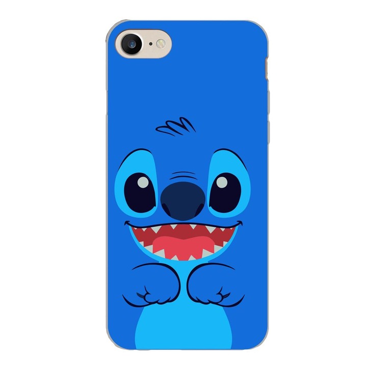 Husa compatibila cu Apple iPhone 7, iPhone 8, iPhone SE 2020 Silicon Gel Tpu Model Stitch Happy