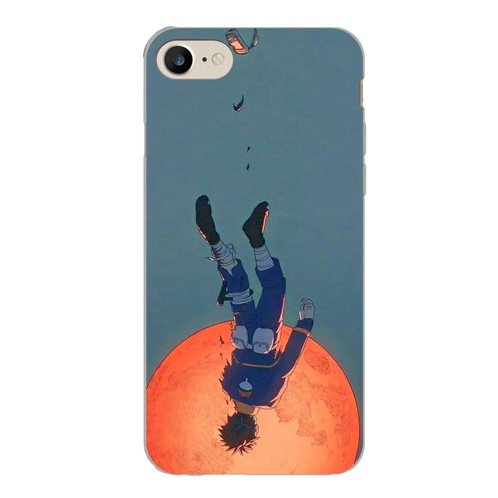 Husa compatibila cu Apple iPhone 7, iPhone 8, iPhone SE 2020 Silicon Gel Tpu Model Obito Uchiha