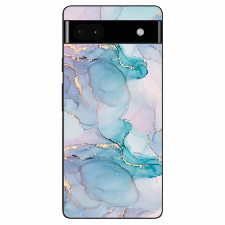 Кейс, съвместим с Google Pixel 6A Silicon Gel Tpu Модел Abstract Watercolor Marble