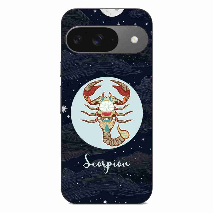 Husa compatibila cu Google Pixel 9 Pro Silicon Gel Tpu Model Horoscop Scorpion