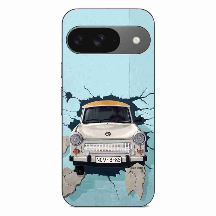 Кейс съвместим с Google Pixel 9 Pro Silicone Gel Tpu Модел Trabant