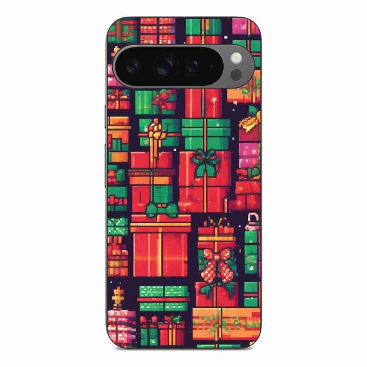 Husa compatibila cu Google Pixel 9 Pro XL Silicon Gel Tpu Model Pixel Art Gifts
