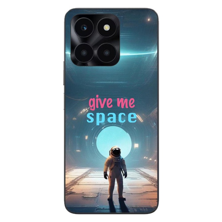 Капак, съвместим с Honor X6a Silicon Gel Tpu модел Give Me Space