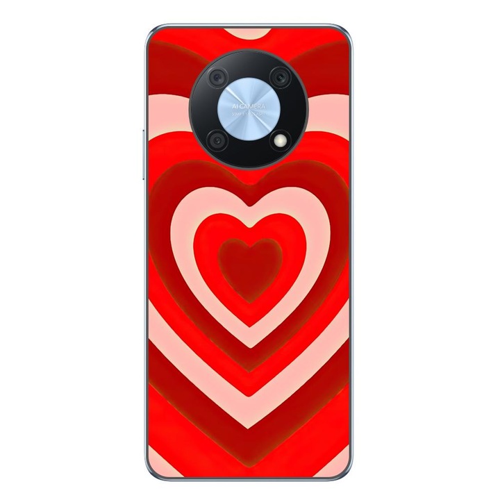 Капак, съвместим с Huawei Nova Y90 Silicon Gel Tpu Model Powerpuff Girls Heart Red Soul