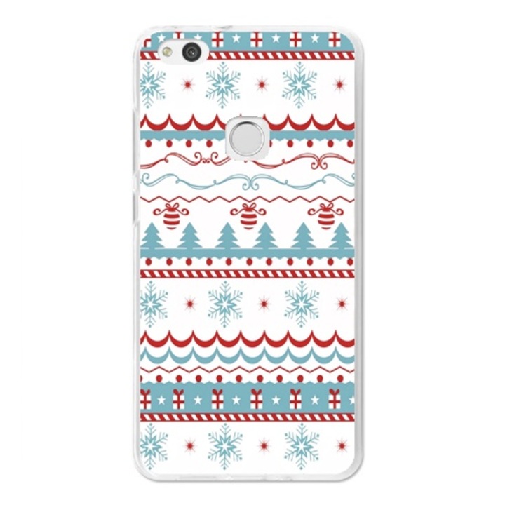 Husa compatibila cu Huawei P10 Lite Silicon Gel Tpu Model Craciun Pattern