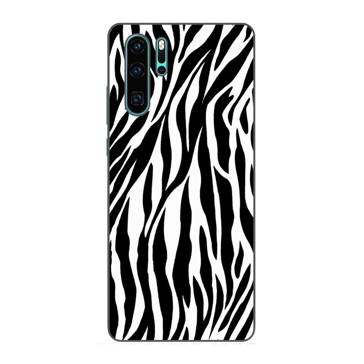 Husa compatibila cu Huawei P30 Pro Silicon Gel Tpu Model Animal Print Zebra Pattern