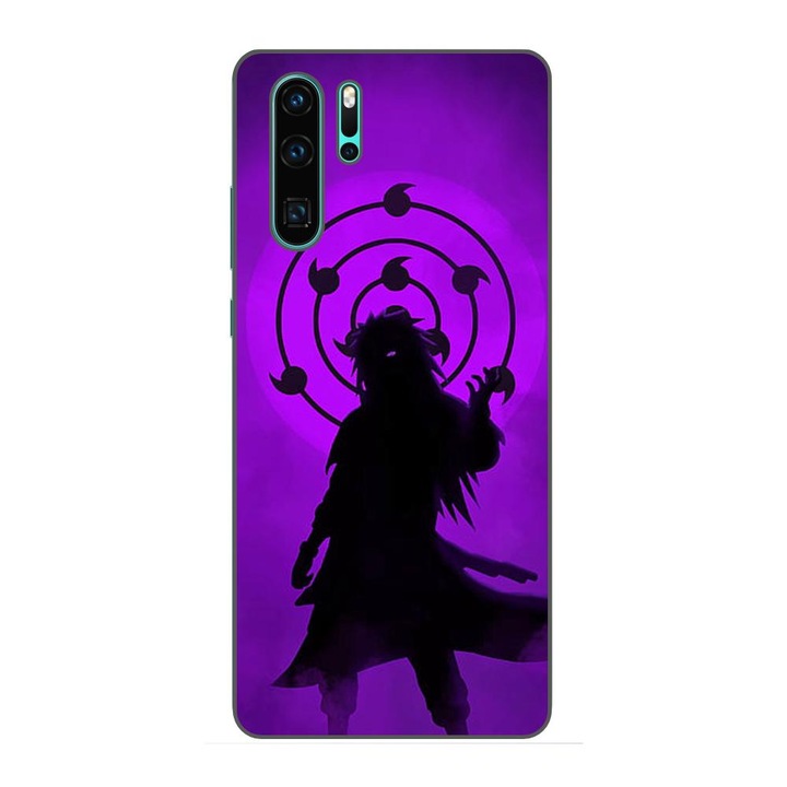 Husa compatibila cu Huawei P30 Pro Silicon Gel Tpu Model Madara Rinnegan