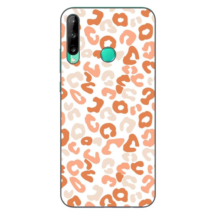 Husa compatibila cu Huawei P40 Lite E Silicon Gel Tpu Model Animal Print Blush Cheetah