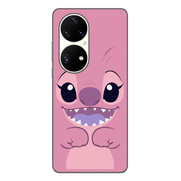 Husa compatibila cu Huawei P50 Pro Silicon Gel Tpu Model Stitch Angel Happy