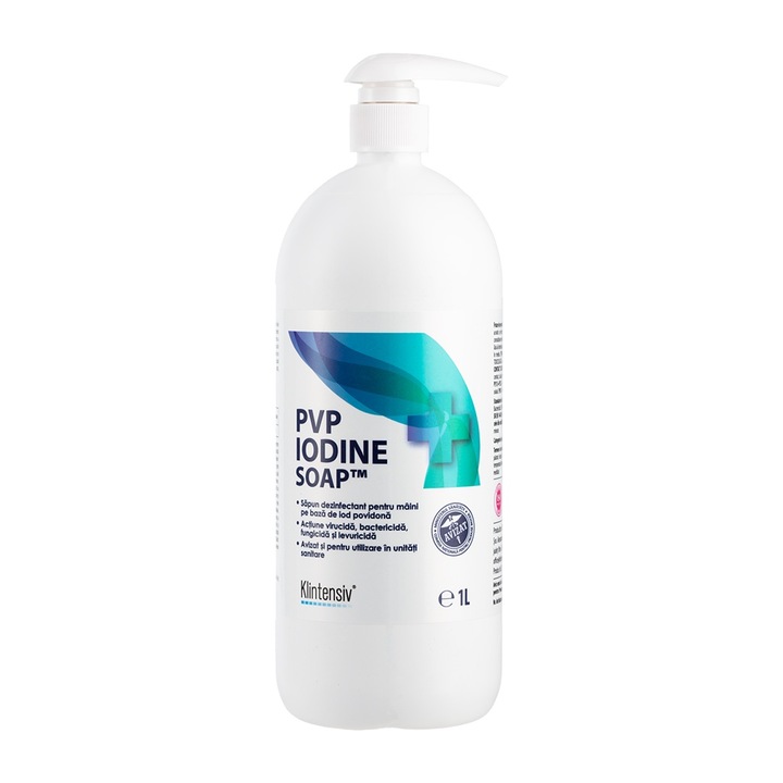 Sapun chirurgical PVP Iodine Soap 7, 5%, Klintensiv, 1L