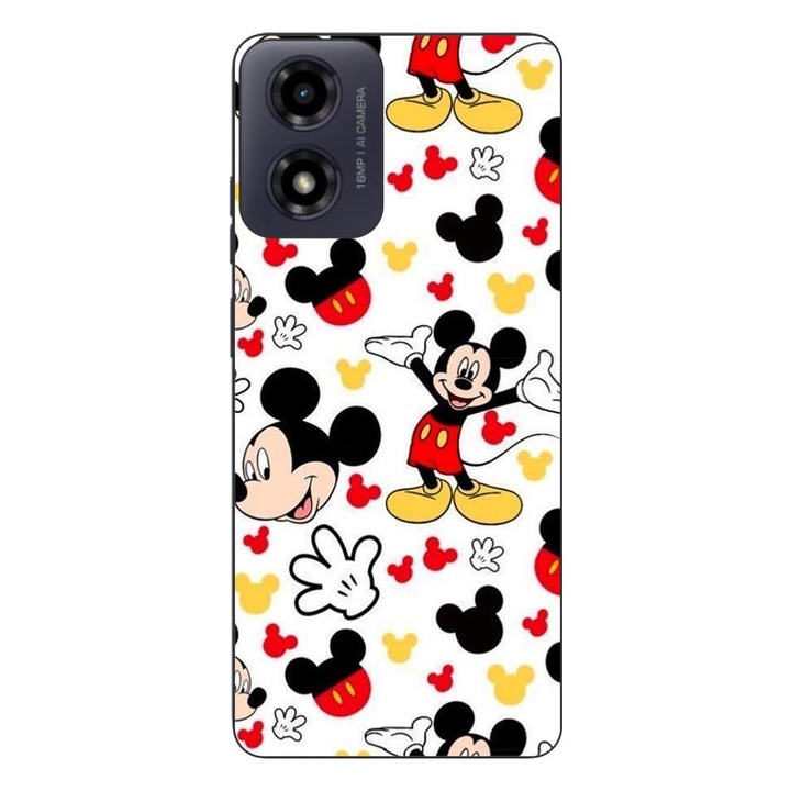 Husa compatibila cu Motorola Moto G24 Silicon Gel Tpu Model Mickey Cool Pattern