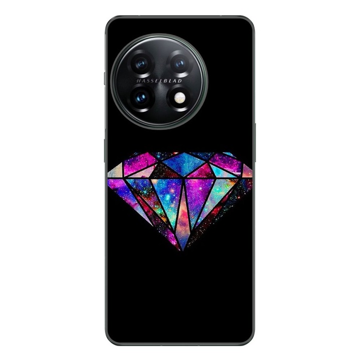 Husa compatibila cu OnePlus 12R Silicon Gel Tpu Model Diamond Black