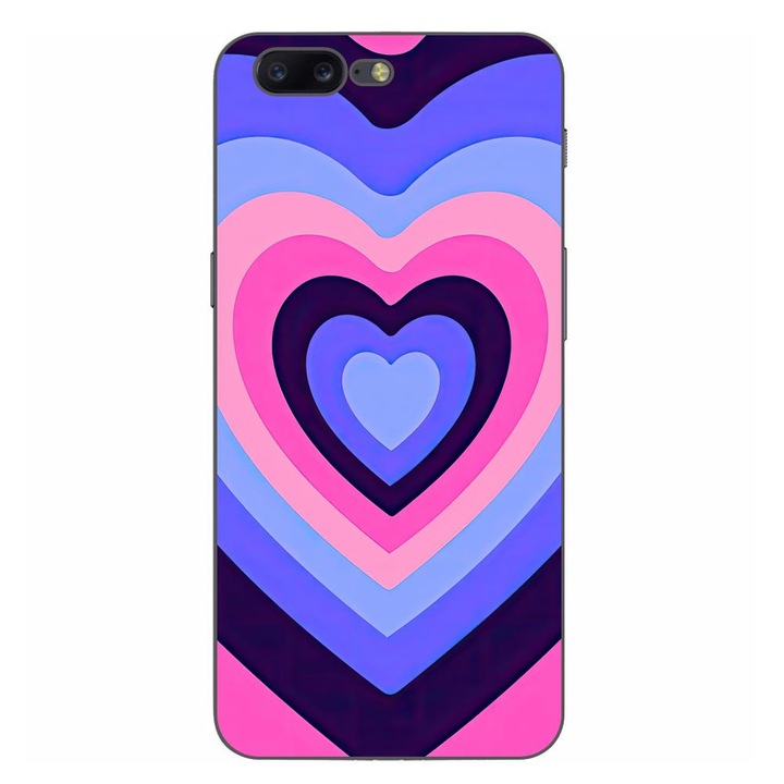 Капак, съвместим с OnePlus 5 Silicon Gel Tpu Model Powerpuff Girls Heart Candy Mix