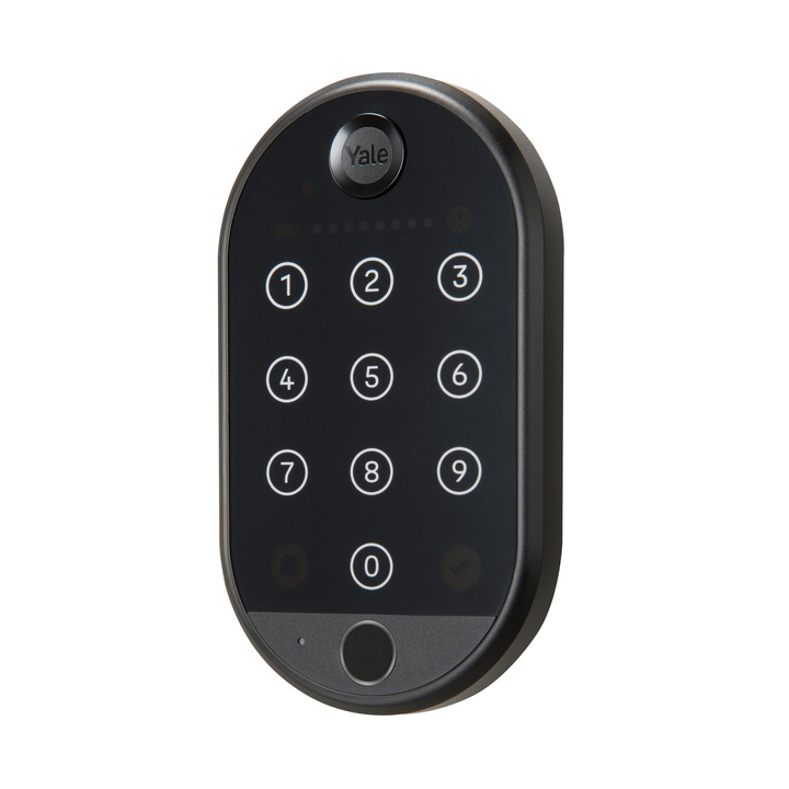 Смарт клавиатура Yale с четец на пръстови отпечатъци