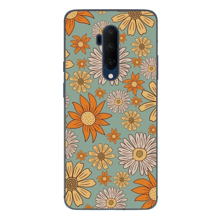 Кейс, съвместим с модел OnePlus 7T Pro Silicone Gel Tpu Vintage Meadow
