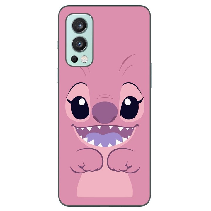 Калъф, съвместим с модел OnePlus Nord 2 Silicon Gel Tpu Stitch Angel Happy