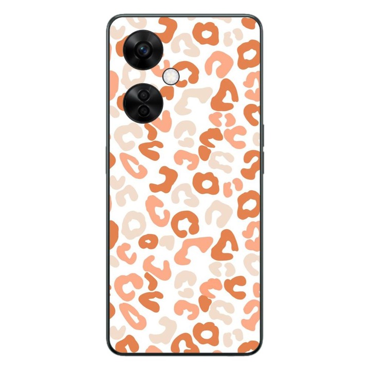 Калъф, съвместим с OnePlus Nord CE3 Lite Silicon Gel Tpu Model Animal Print Blush Cheetah