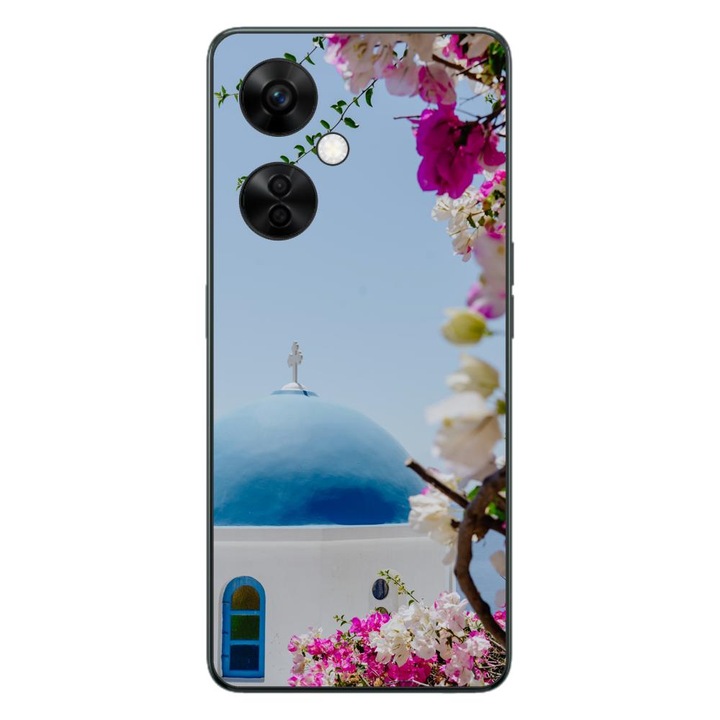 Кейс съвместим с OnePlus Nord CE3 Lite Silicon Gel Tpu Модел Гърция Санторини