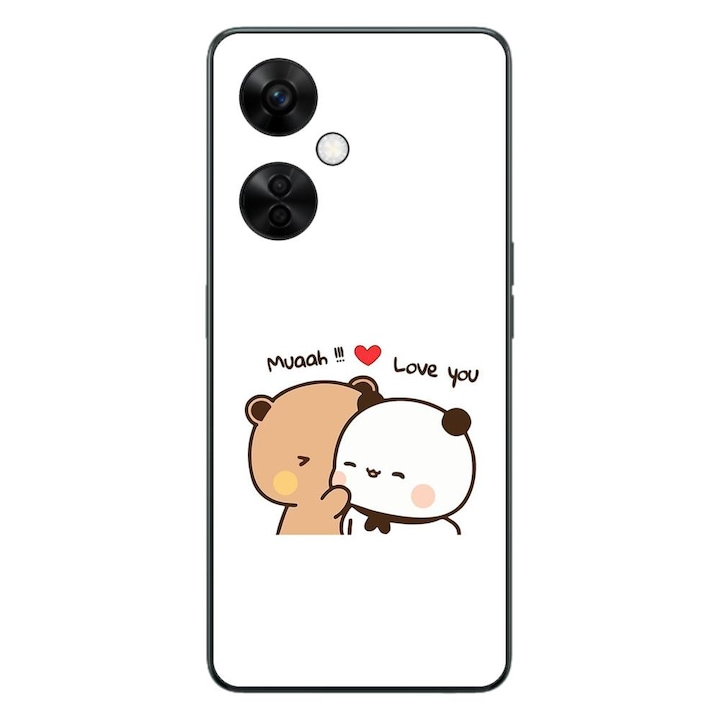 Калъф, съвместим с OnePlus Nord CE3 Lite Silicone Gel Tpu Model Bubu Dudu Muaah Love You