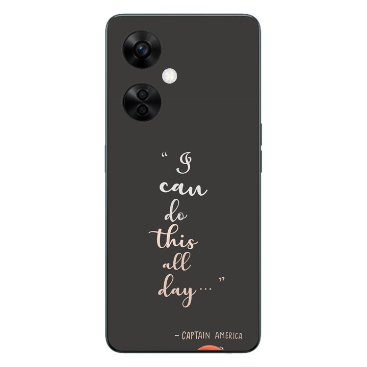 Калъф, съвместим с OnePlus Nord CE3 Lite Silicon Gel Tpu Модел Съобщение Мога да правя това цял ден