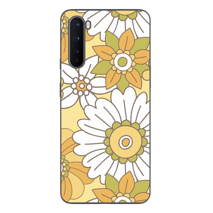 Husa compatibila cu OnePlus Nord Silicon Gel Tpu Model Pastel Garden