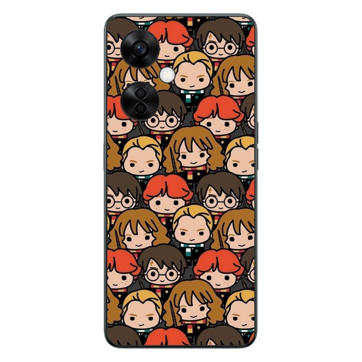 Капак, съвместим с модел OnePlus Nord CE3 Lite Silicon Gel Tpu Harry Potter Pattern Faces
