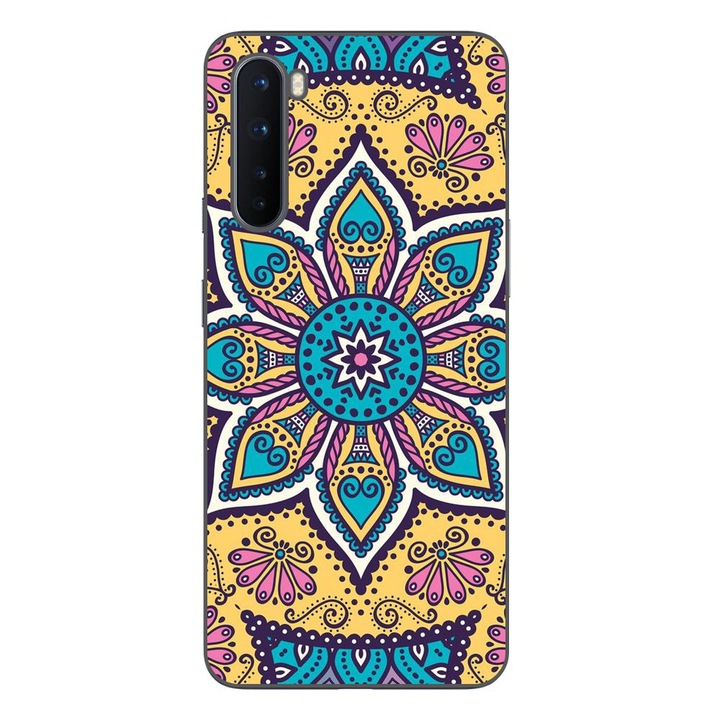Husa compatibila cu OnePlus Nord Silicon Gel Tpu Model Mandala Twilight