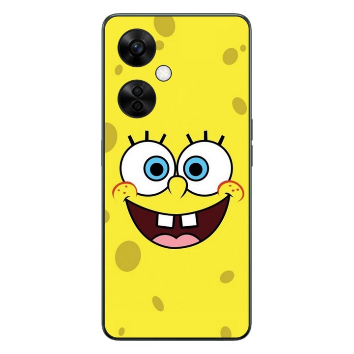 Капак, съвместим с OnePlus Nord CE3 Lite Silicon Gel Tpu Модел Spongebob Happy