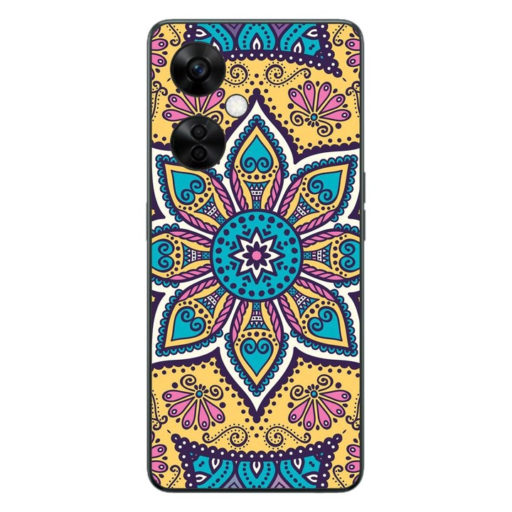 Капак, съвместим с OnePlus Nord CE3 Lite Silicone Gel Tpu Модел Mandala Twilight