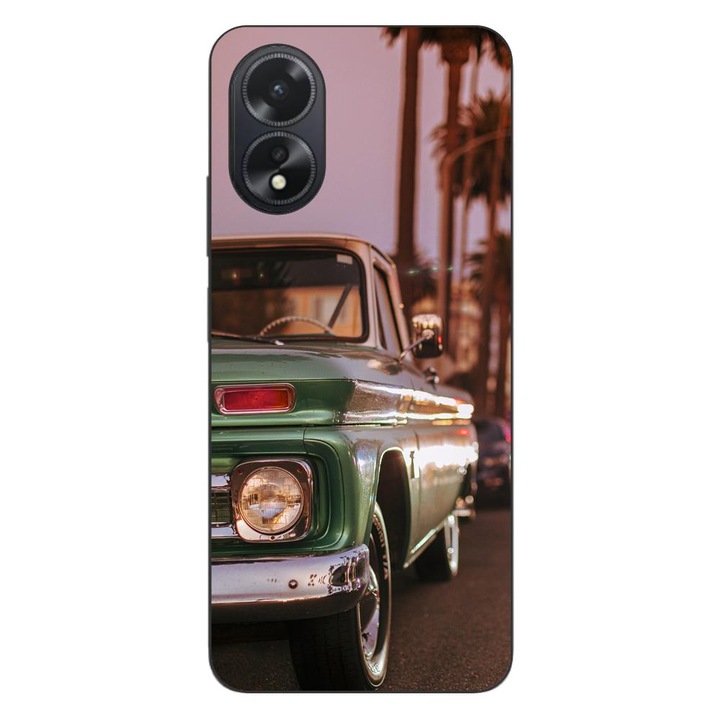 Husa compatibila cu Oppo A18 4G Silicon Gel Tpu Model Pickup Truck