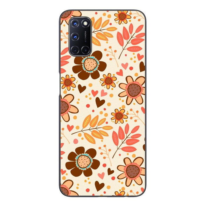 Husa compatibila cu Oppo A72 Silicon Gel Tpu Model Loving Autumn