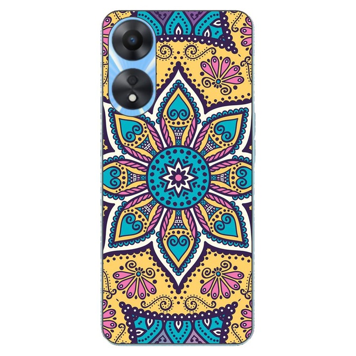 Husa compatibila cu Oppo A78 4G (CPH2565) Silicon Gel Tpu Model Mandala Twilight