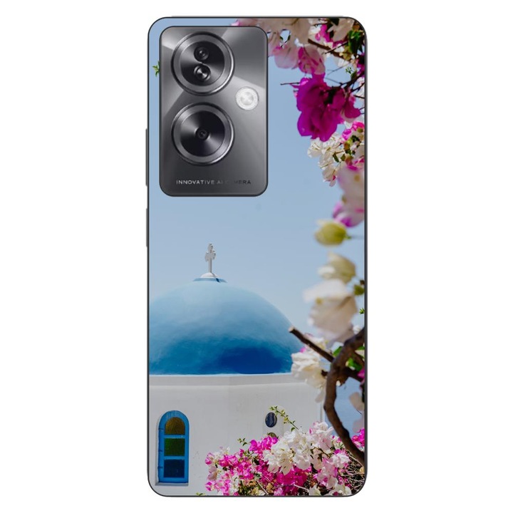 Кейс съвместим с Oppo A79 5G Silicon Gel Tpu Модел Гърция Санторини