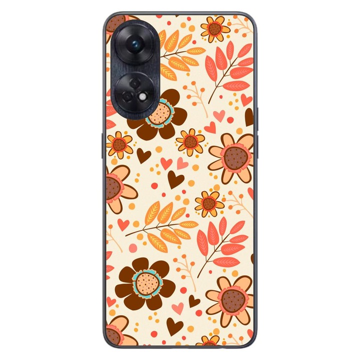 Калъф, съвместим с модел Oppo Reno8 T 4G Silicon Gel Tpu Loving Autumn