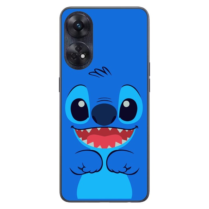 Капак, съвместим с модел Oppo Reno8 T 4G Silicon Gel Tpu Stitch Happy