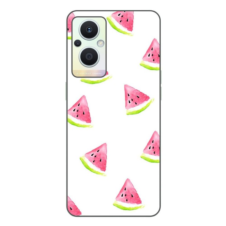 Капак, съвместим с Oppo Reno7 Lite Silicon Gel Tpu Model Summer Slices