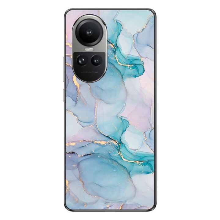 Калъф, съвместим с Oppo Reno10 5G Silicon Gel Tpu Модел Abstract Watercolor Marble
