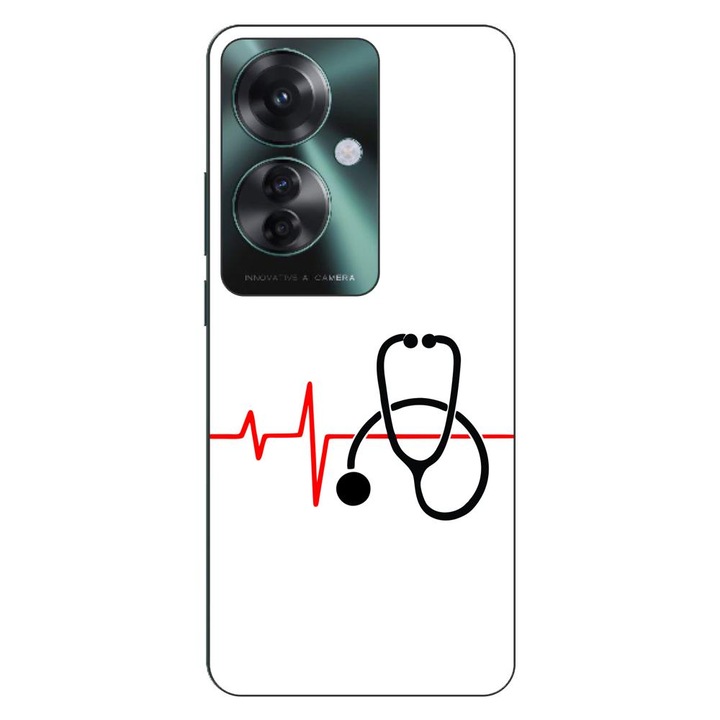 Husa compatibila cu Oppo Reno11 F 5G Silicon Gel Tpu Model Puls Doctor