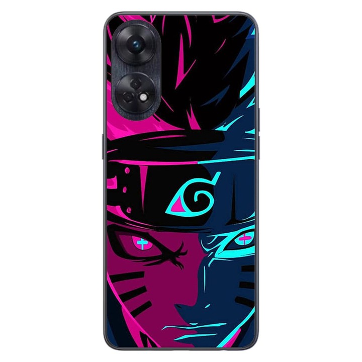 Капак, съвместим с Oppo Reno8 T 4G Silicon Gel Tpu Модел Naruto Purple Sage Mode